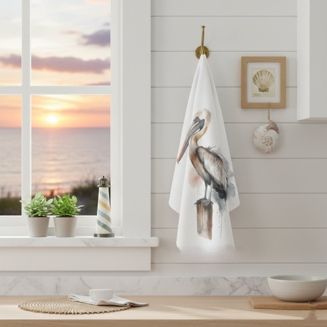 Lage des Pelikans Geschirrtuch (Von Creator hochgeladen)