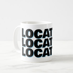 Lage Lage Lage lustige Immobilien Kaffeetasse
