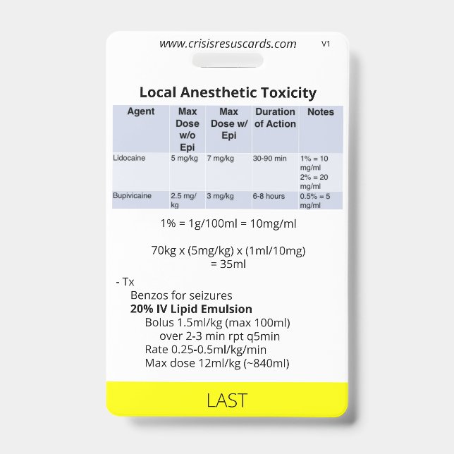 Lage/LETZTES Abzeichen Ausweis (Vorderseite)