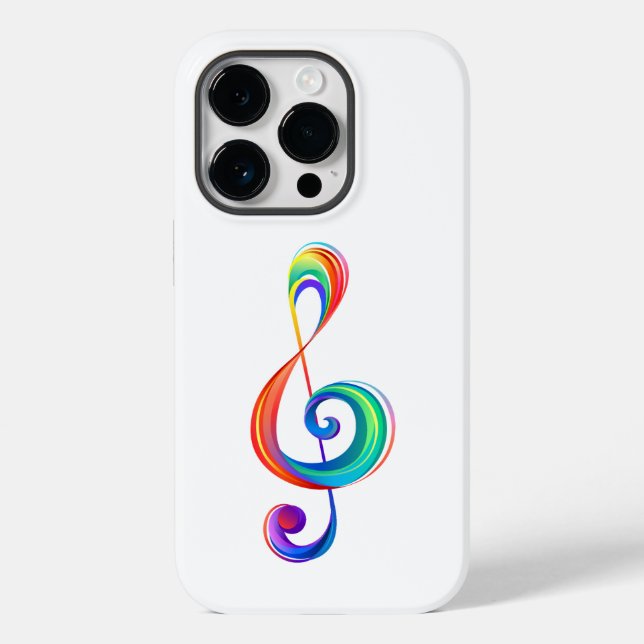 Lagen-Regenbogendreieck Case-Mate iPhone Hülle (Rückseite)