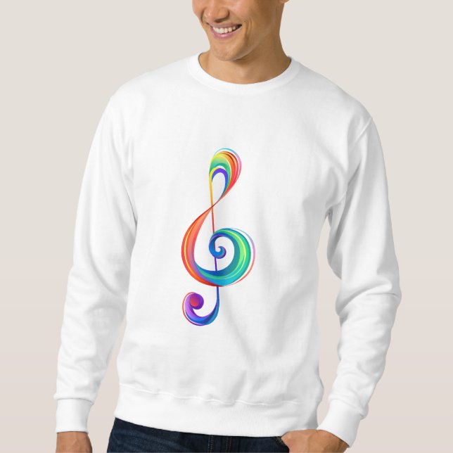 Lagen-Regenbogendreieck Sweatshirt (Vorderseite)
