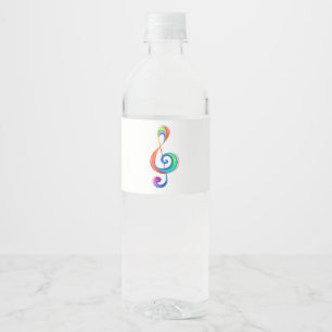 Lagen-Regenbogendreieck Wasserflaschenetikett