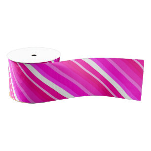 Lagen-Süßwaren-Streifen - rosa und fuchsienfarben Ripsband