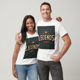 Lagends Typografy Name T - Shirt