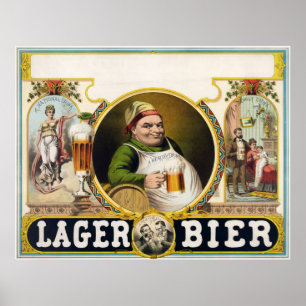 Lager-Bier Poster