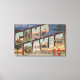 Lager Davis, North Carolina - große Leinwanddruck