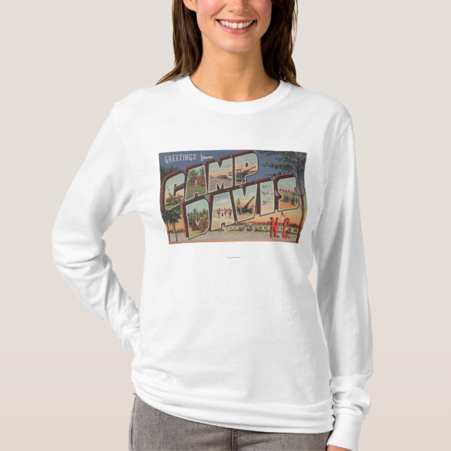 Lager Davis, North Carolina - große T-Shirt (Vorderseite)