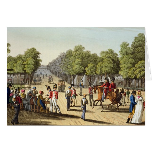 Lager der britischen Armee in Bois de Boul (Vorderseite (Horizontal))
