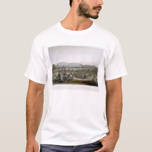 Lager des Piekann amerikanischen Ureinwohners, T-Shirt