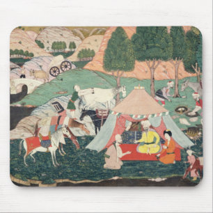 Lager eines Prinzen Mousepad