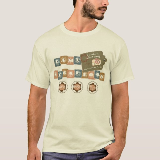 Lager-Einklebebuch - eine Wochenendenflucht T-Shirt (Vorderseite)