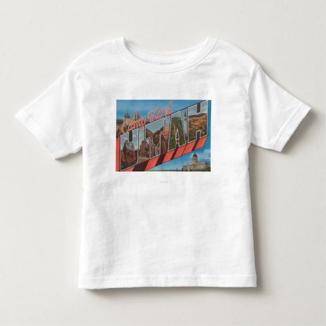 Lager Floyd, Utah - große Buchstabe-Szenen Kleinkind T-shirt (Vorderseite)