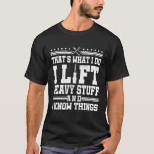 Lager Gabelstapler-Hubstaplergabel T-Shirt