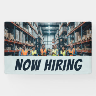 Lager JETZT HIRING Banner Customizable Logistics