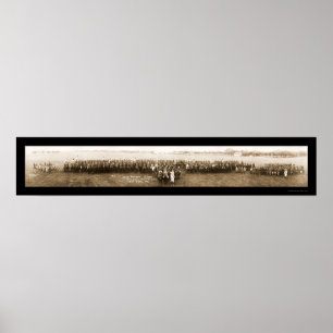 Lager Mabry TX Schutz-Foto 1921 Poster