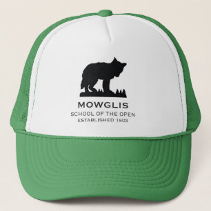 Lager Mowglis Fernlastfahrer-Hut Truckerkappe
