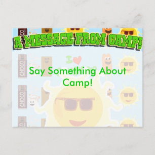 Lager stationär postkarte