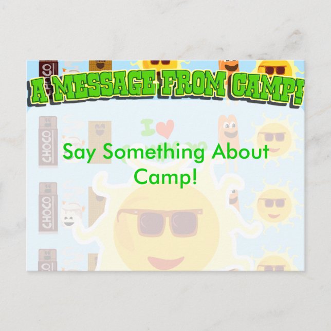 Lager stationär postkarte (Vorderseite)