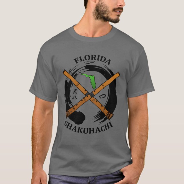 Lager-T - Shirt Floridas Shakuhachi (Vorderseite)