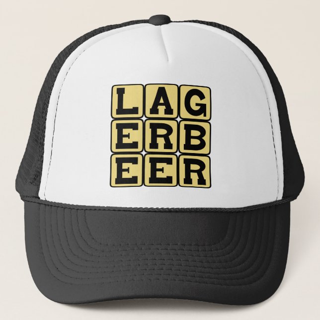 Lagerbier, Art des Ale Truckerkappe (Vorderseite)