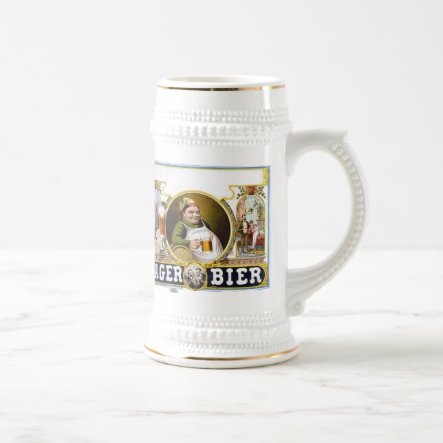 Lagerbier Bierglas (Rechts)