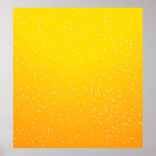 Lagerbier mit winzigen Blasen Hintergrundkunst Poster