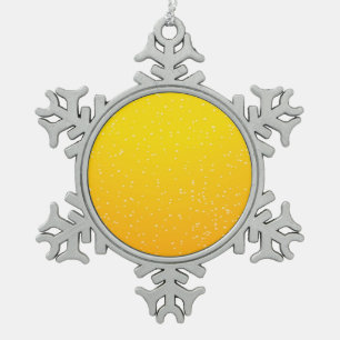 Lagerbier mit winzigen Blasen Hintergrundkunst Schneeflocken Zinn-Ornament