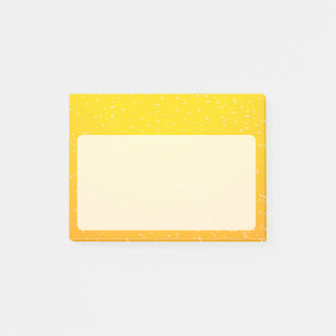Lagerbier mit winzigen Blasen Post-it Klebezettel
