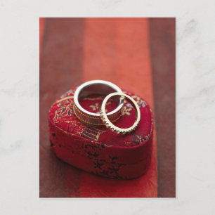 Lagerbox für Hochzeitsränder Postkarte
