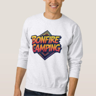 🔥 Lagerfeuer-Camping-Abenteuer - Retro 80er Outdo Sweatshirt