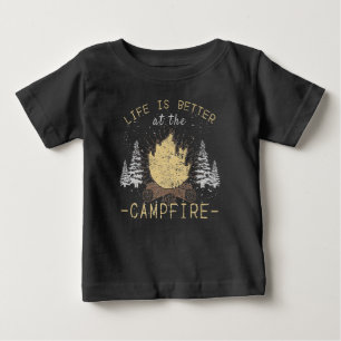 Lagerfeuer - Das Leben ist besser am Lagerfeuer Baby T-shirt