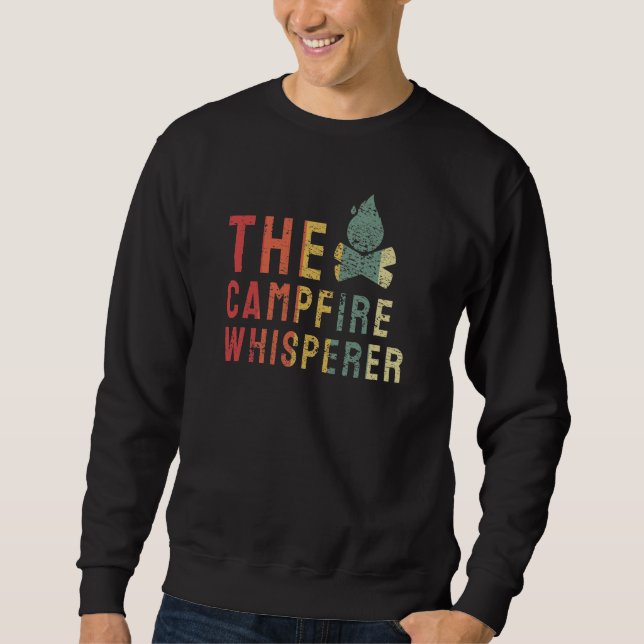 Lagerfeuer - Lagerfeuer-Flüsterer Sweatshirt (Vorderseite)