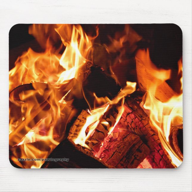 Lagerfeuer Mousepad (Vorne)