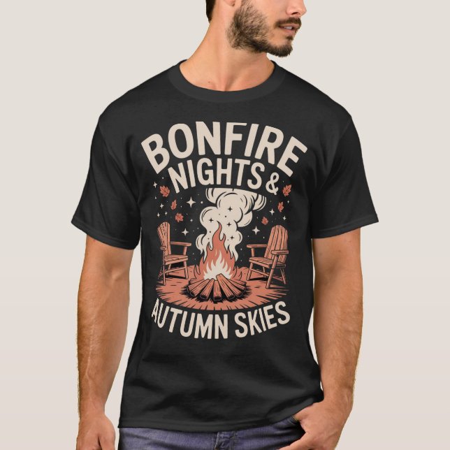 Lagerfeuer  T-Shirt (Vorderseite)