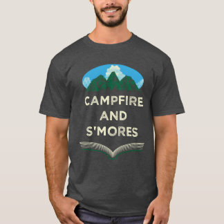 Lagerfeuer und Smores Essen Camping Foodie Camper T-Shirt
