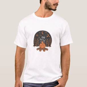 Lagerfeuernächte Kreis T-Shirt