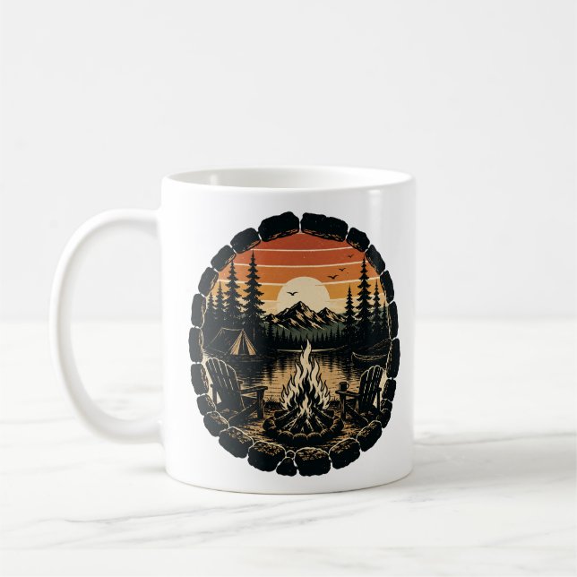 Lagerfeuerring Vintage  Kaffeetasse (Links)