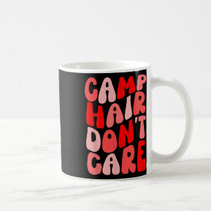 Lagerfrisur, egal, Sommer-Camping-Shirt für Mädche Kaffeetasse