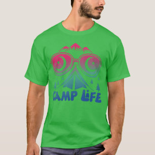 Lagerleben Natur Lagerfeuer Nächte Berg Lebenent g T-Shirt