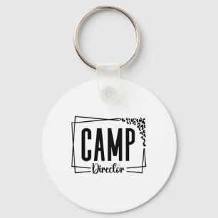Lagerleiter Berater Lustiges Camping-Design für W Schlüsselanhänger