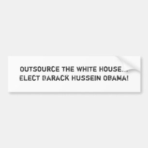 Lagern Sie das Weiße Haus… wählen Barack Husse Autoaufkleber