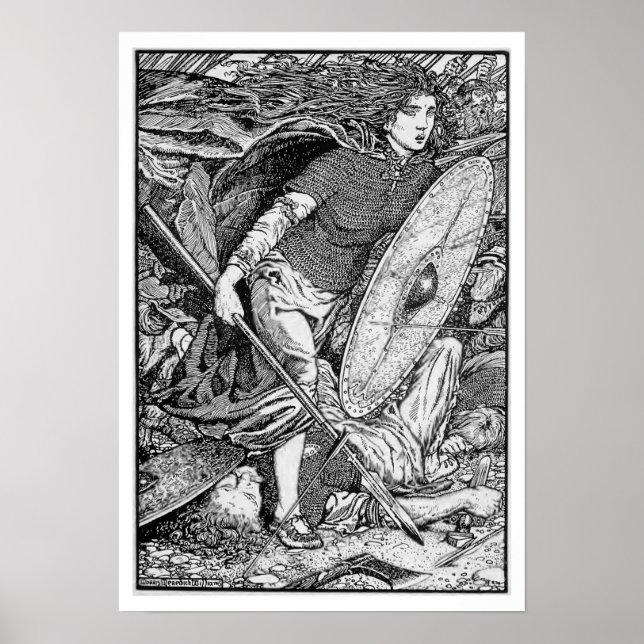 Lagertha Viking Shield Maiden Poster (Vorne)