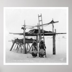 Lagerung von Lebensmitteln in Alaska 1916 Poster