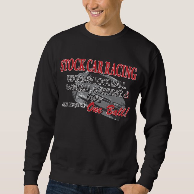 Lagerwagenrennen Sweatshirt (Vorderseite)