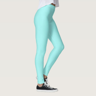 Laggons Buddy Fractoberry Solid Colors Baby Blue Leggings