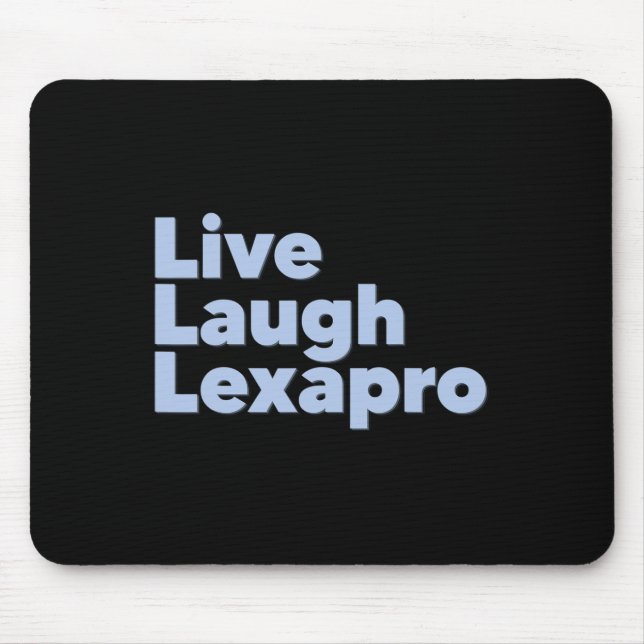 Lagh Lexapro Psychische Gesundheit Selbstmord Bewu Mousepad (Vorne)