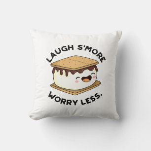 Lagh Smore Besorgnis weniger Funny Smore Pub Kissen