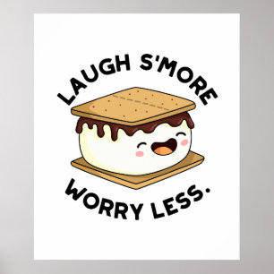 Lagh Smore Besorgnis weniger Funny Smore Pub Poster