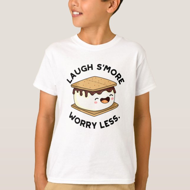 Lagh Smore Besorgnis weniger Funny Smore Pub T-Shirt (Vorderseite)