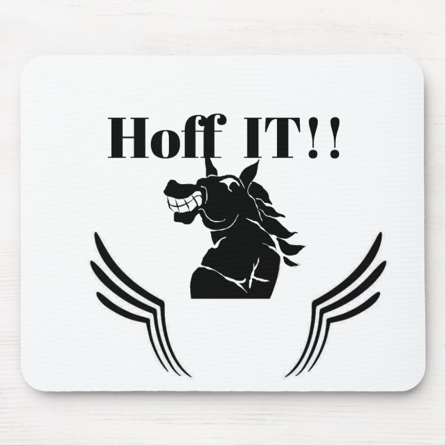 Laghhing horse   mouse pad mousepad (Vorne)